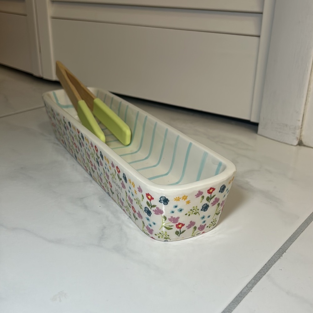Colorful serving dish